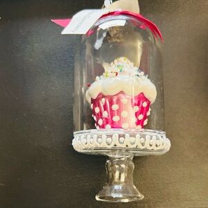 Cupcake In Dome Christmas Ornament 2020